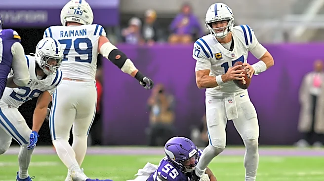 Colts' Daniel Jones responds after Vikings blitz at historic rate
