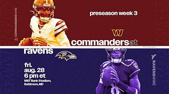 Where to watch Commanders vs. Ravens today: Time, TV channel for preseason game