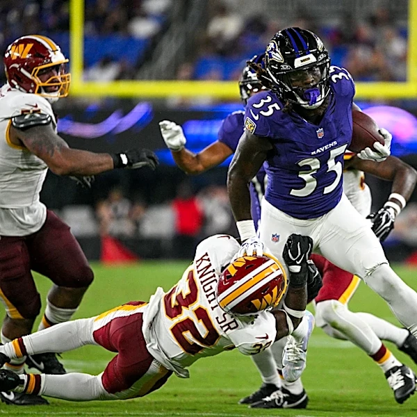 Quick facts and numbers from Commanders' preseason loss to Ravens