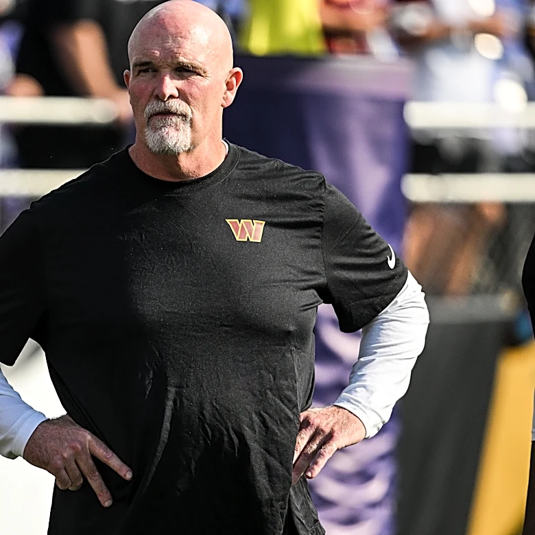 One question appeared to make Commanders coach Dan Quinn uncomfortable