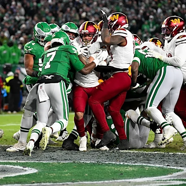 What happened when the Commanders last played the Eagles?