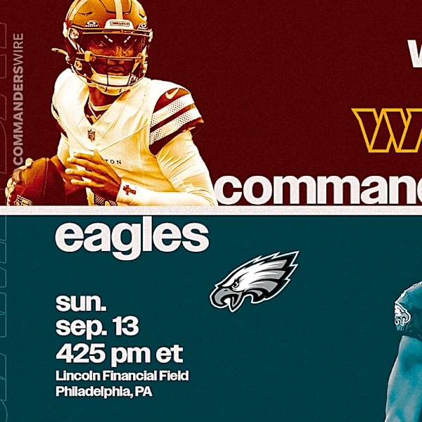 What channel is Commanders vs. Eagles on today? Time, TV schedule, how to watch Week 1 game