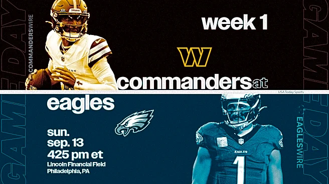 What channel is Commanders vs. Eagles on today? Time, TV schedule, how to watch Week 1 game