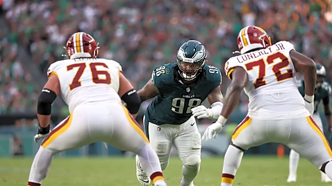 Commanders' Sam Cosmi had Eagles' star 'in Alcatraz' in Week 1