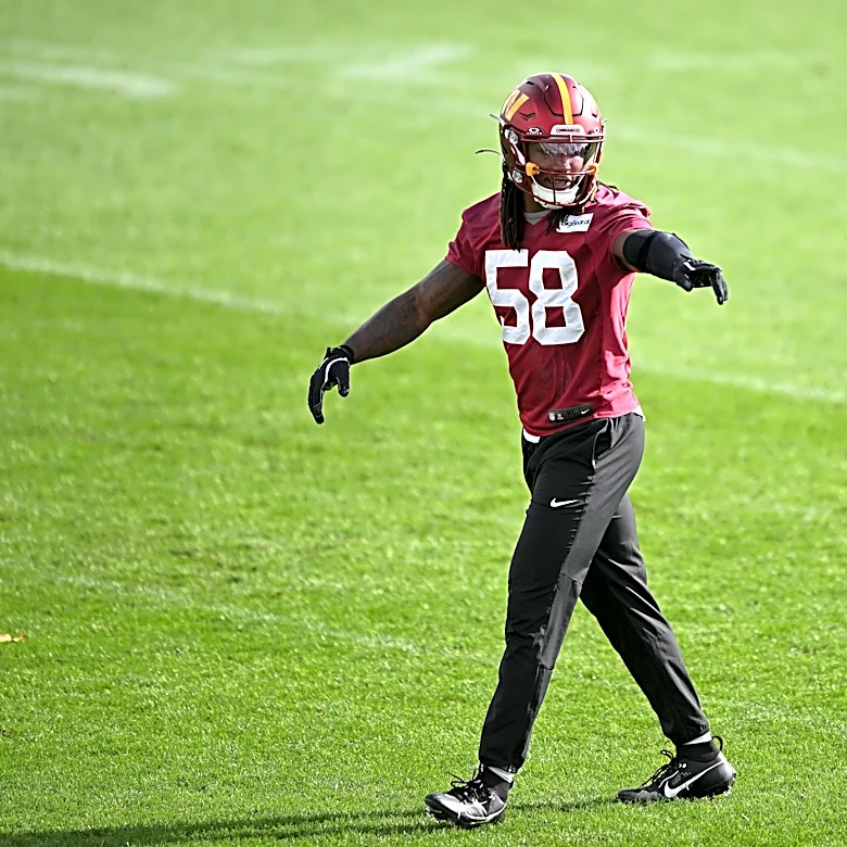 Young Commanders' linebacker placed on injured reserve
