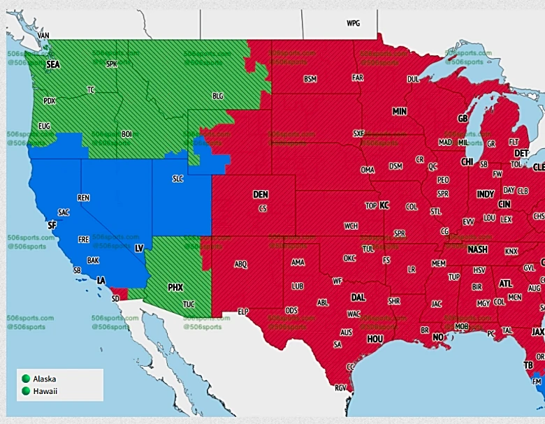 NFL Week 2 television maps: Washington Commanders vs. Dallas Cowboys