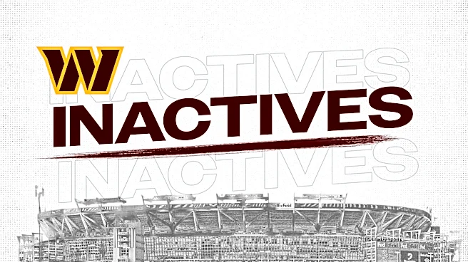 Commanders' Week 2 inactive list vs. Cowboys