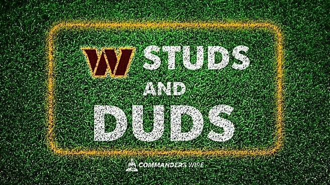 Studs and duds from Commanders' Week 2 loss to Cowboys