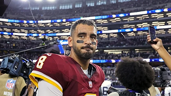 Commanders' Marcus Mariota heartbroken for Jayden Daniels