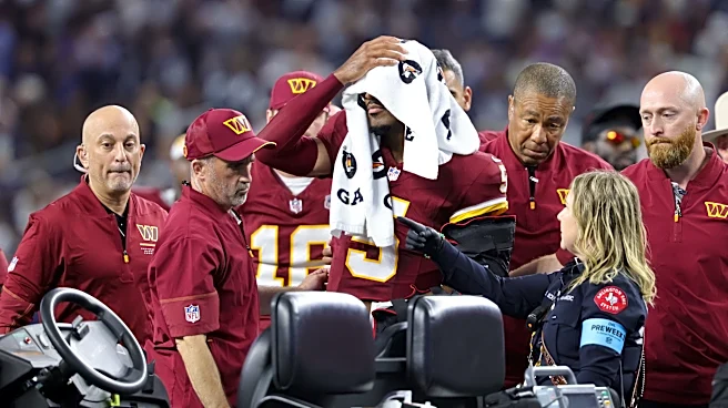 Commanders QB Jayden Daniels elbow dislocation was 'freak occurrence'