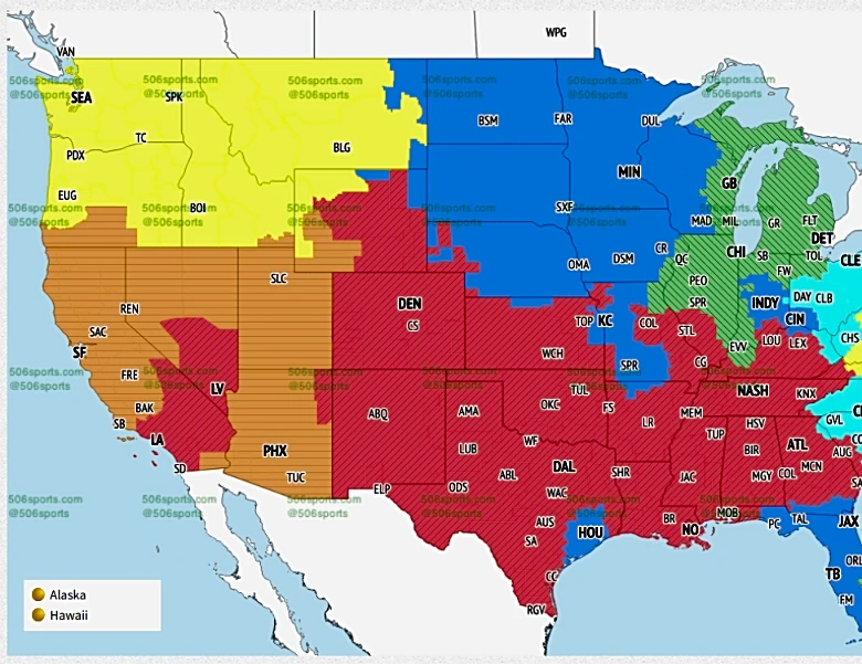 NFL Week 3 television maps: Washington Commanders vs. Seattle Seahawks