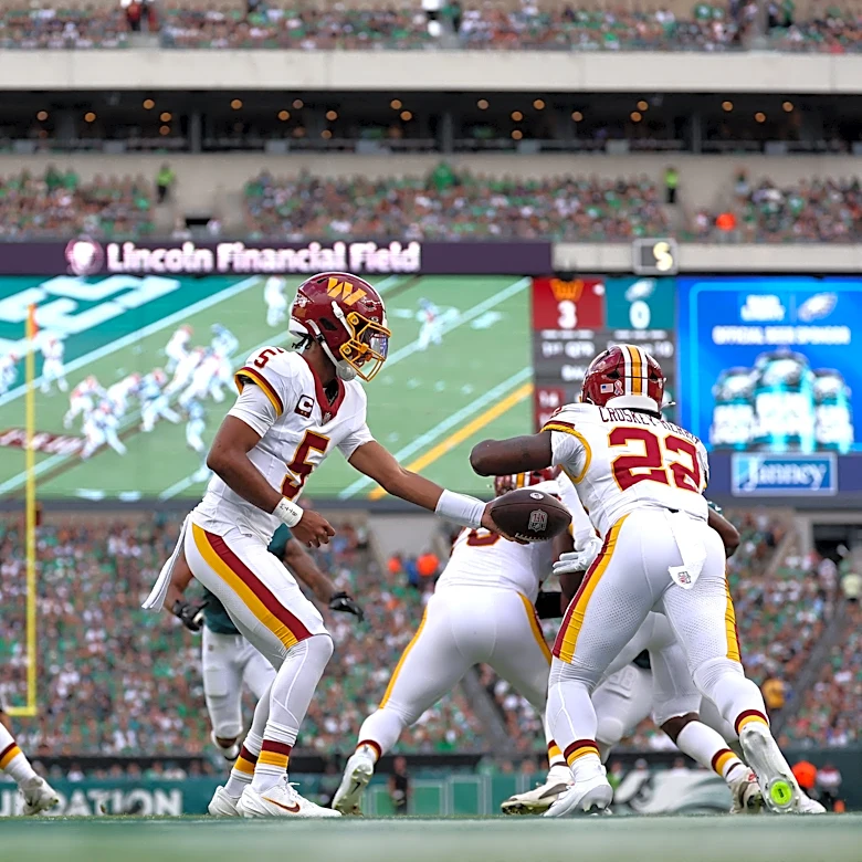 Commanders QB Jayden Daniels' teammates celebrated his good news