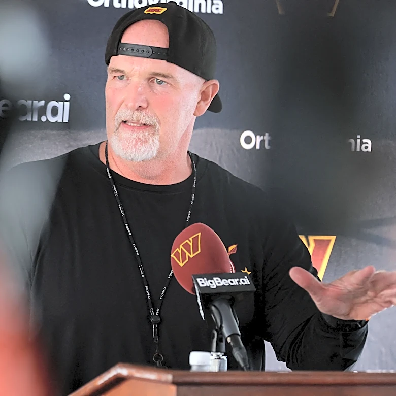 Where is Commanders' Dan Quinn on the NFL's hot seat rankings?