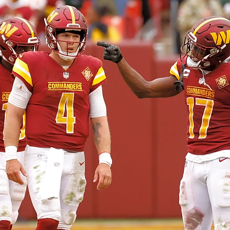 Terry McLaurin reunites with popular former Commanders quarterback