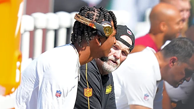 Dan Quinn's short and sweet response on Jayden Daniels' chances of playing in London