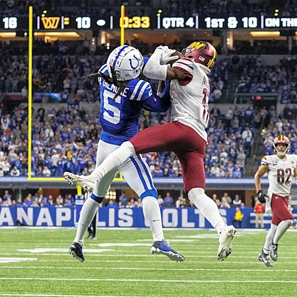 What happened when the Commanders last played the Colts?