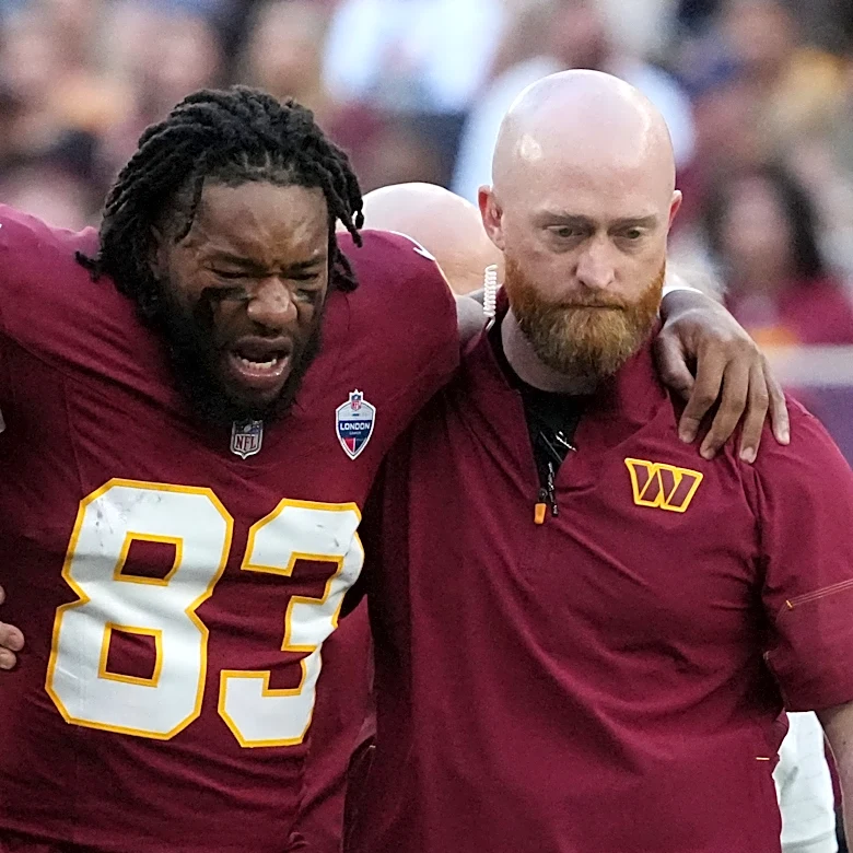 Commanders WR Jaylin Lane shares inspirational message after gruesome injury