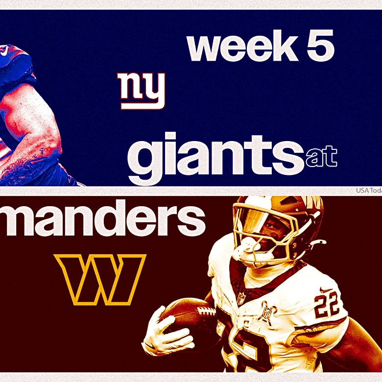 What channel is Commanders vs. Giants on today? Time, TV schedule, how to watch Week 5 game