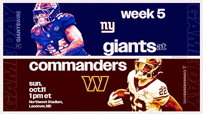 What channel is Commanders vs. Giants on today? Time, TV schedule, how to watch Week 5 game
