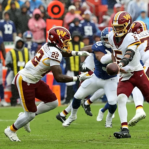WATCH: Commanders' Jacory Croskey-Merritt score a 33-yard touchdown vs. Giants