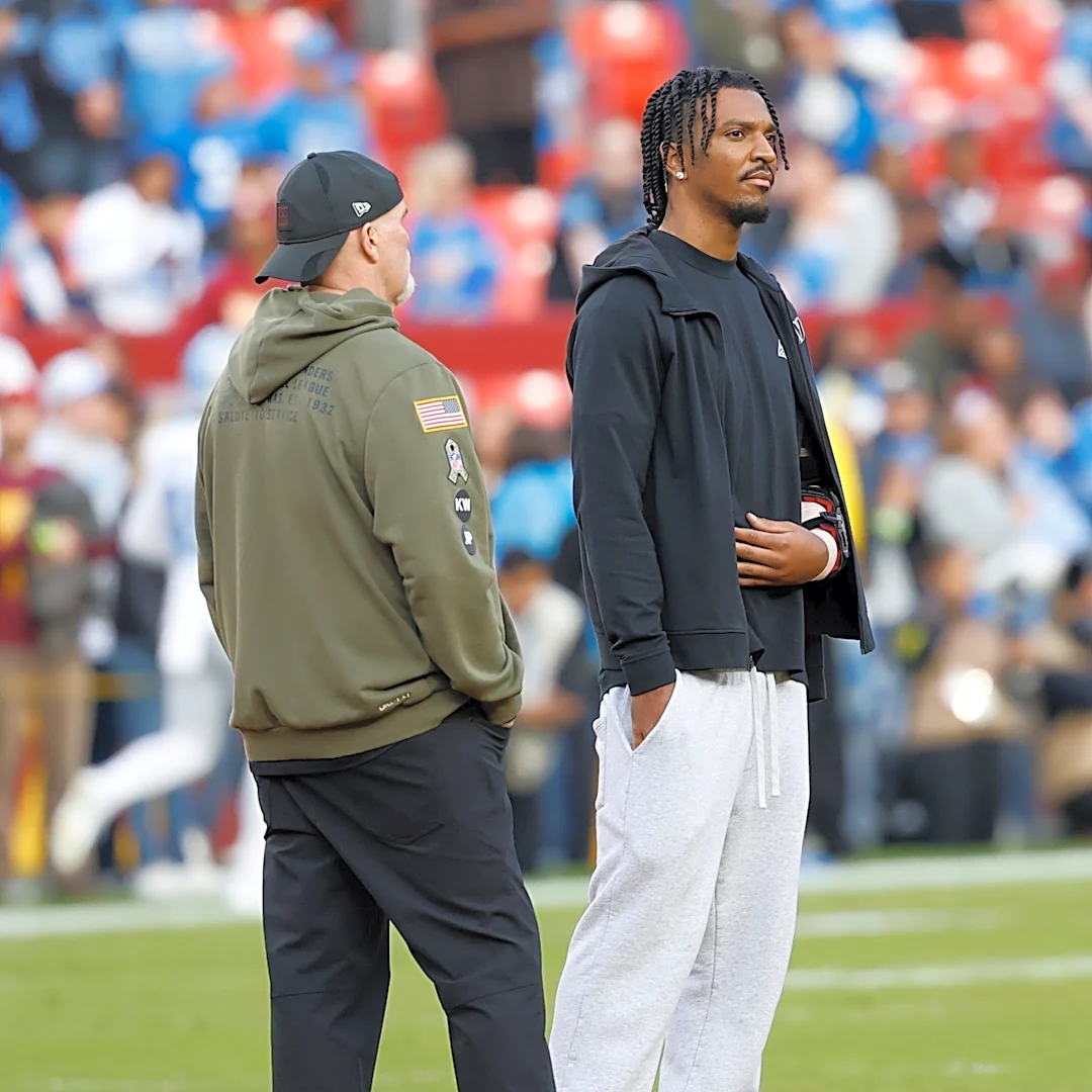Jayden Daniels makes it clear how he feels about Dan Quinn