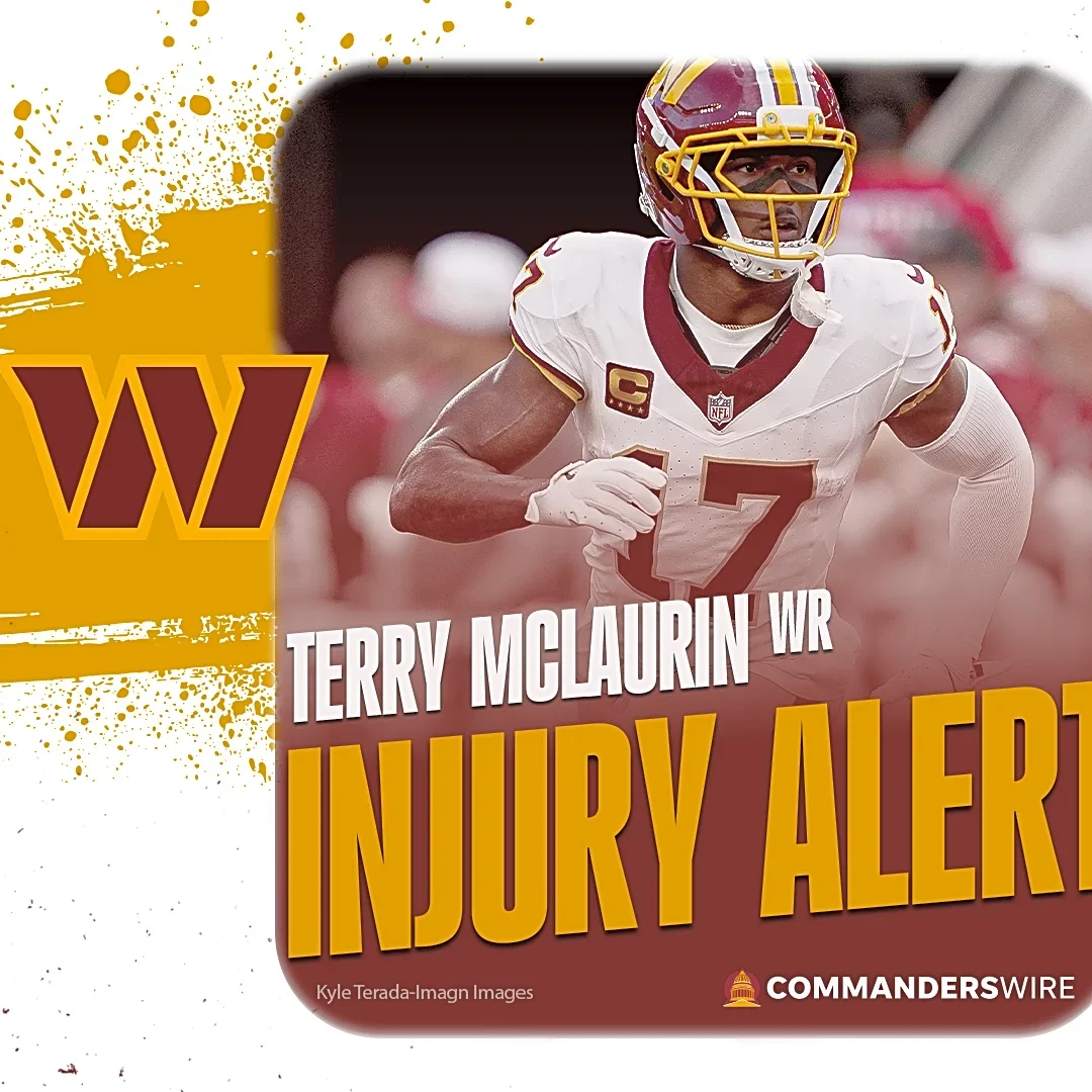 Commanders WR Terry McLaurin suffered left knee injury, ruled out vs. 49ers