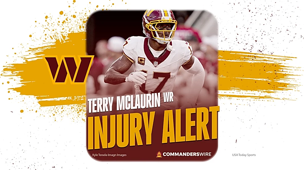 Commanders WR Terry McLaurin suffered left knee injury, ruled out vs. 49ers