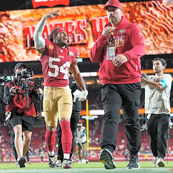 NFL fines 49ers star Fred Warner, proving its officials blew it against Commanders