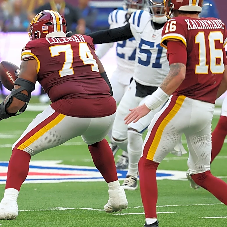 Commanders' offensive line ranking a surprise entering Week 7