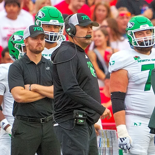 What North Dakota coach Eric Schmidt said after loss to Nebraska