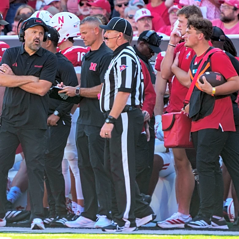Nebraska coach Matt Rhule expresses frustration over penalties in win