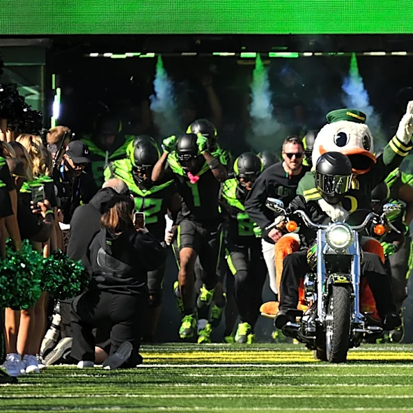 Nebraska experiencing a late kickoff at Oregon