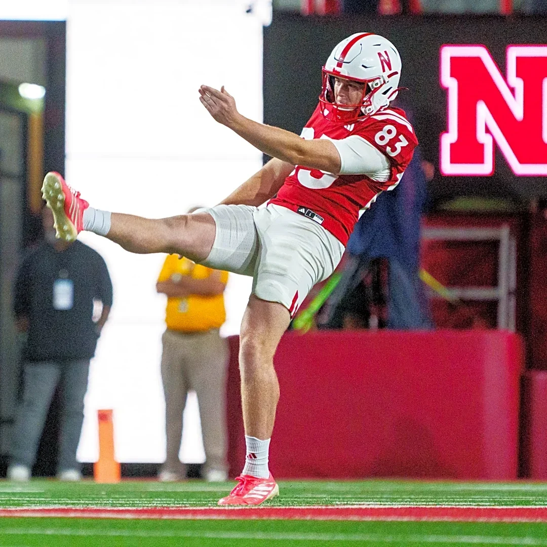 Nebraska punter Archie Wilson wins award for Week 6 play