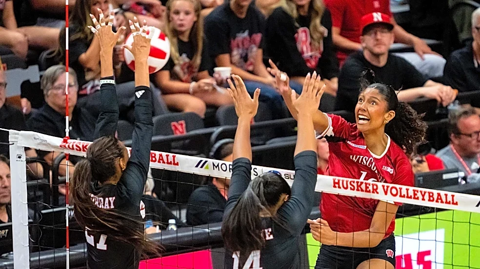 Nebraska volleyball holds record viewership in win over Wisconsin