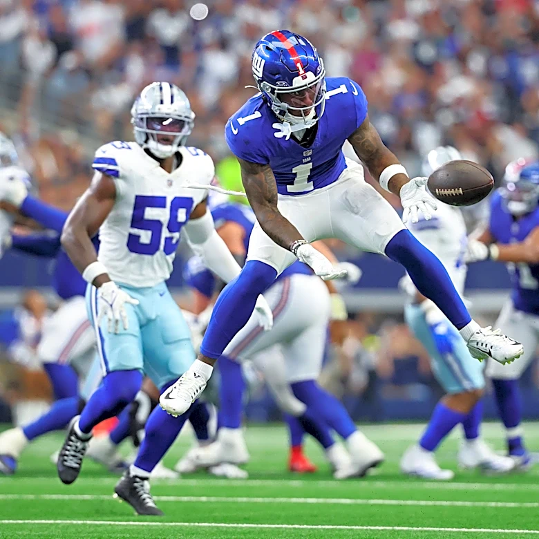 Giants WR Malik Nabers is active, Cowboys to sit preseason star WR