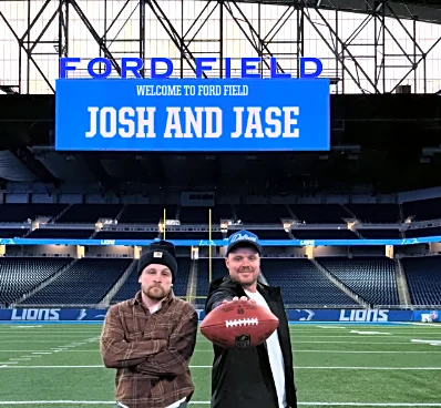 'Josh & Jase' are back in Michigan, and their first stop was in Detroit