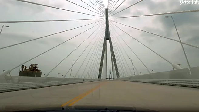 We crossed the Gordie Howe International Bridge. Here's what it looked like