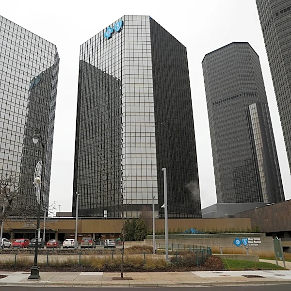 Blue Cross Blue Shield of Michigan plans to leave Renaissance Center