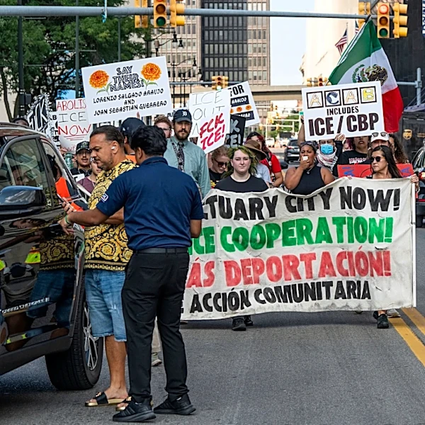 Groups protest killings of 3 by ICE in Detroit