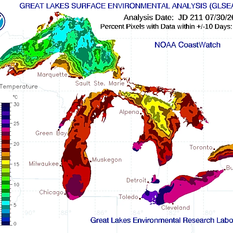 Michigan's lakes will be warm and tempting. Weather may be spoiler