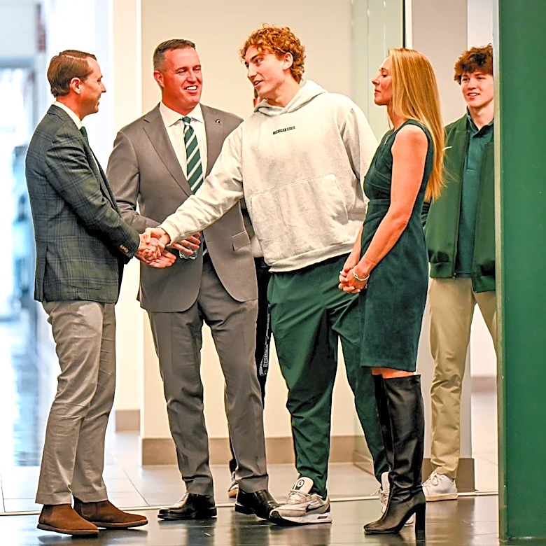 Pat Fitzgerald sees toughness MSU football needs in Alessio Milivojevic