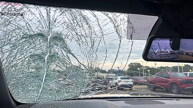 Canton man recounts terrifying moment debris hit windshield on I-275