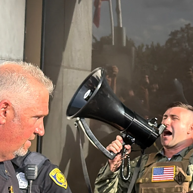 Anti-Muslim rally draws hundreds of protesters outside Dearborn library