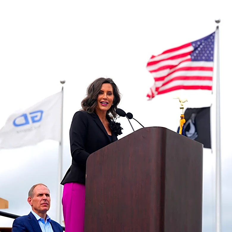 Whitmer balances support for defense contracts while questioning war