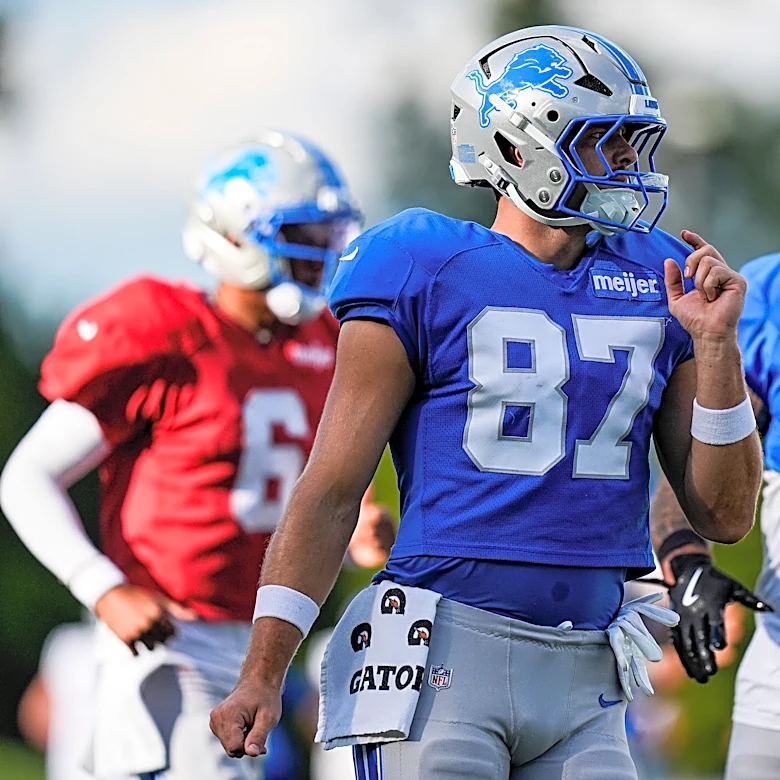 Sam LaPorta out indefinitely with hip injury, leaving Lions weak at TE