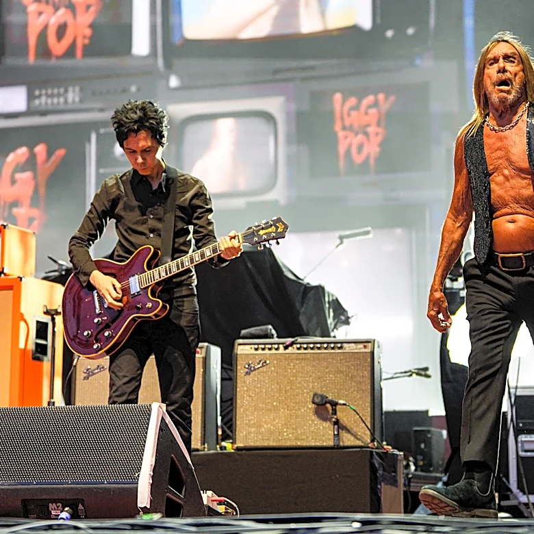 Iggy Pop detonates a few hot classics in rare Detroit stadium show