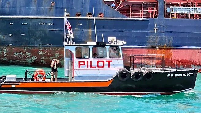 J.W. Westcott mail boat rescues 2 watercraft riders under Ambassador Bridge