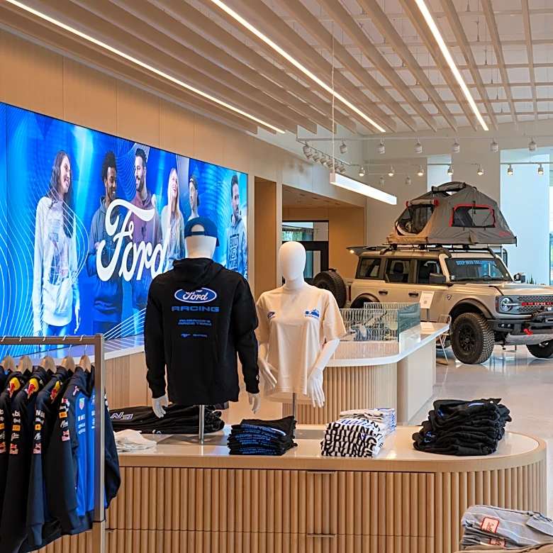 Ford dedicates public space for shopping, exhibits at new headquarters