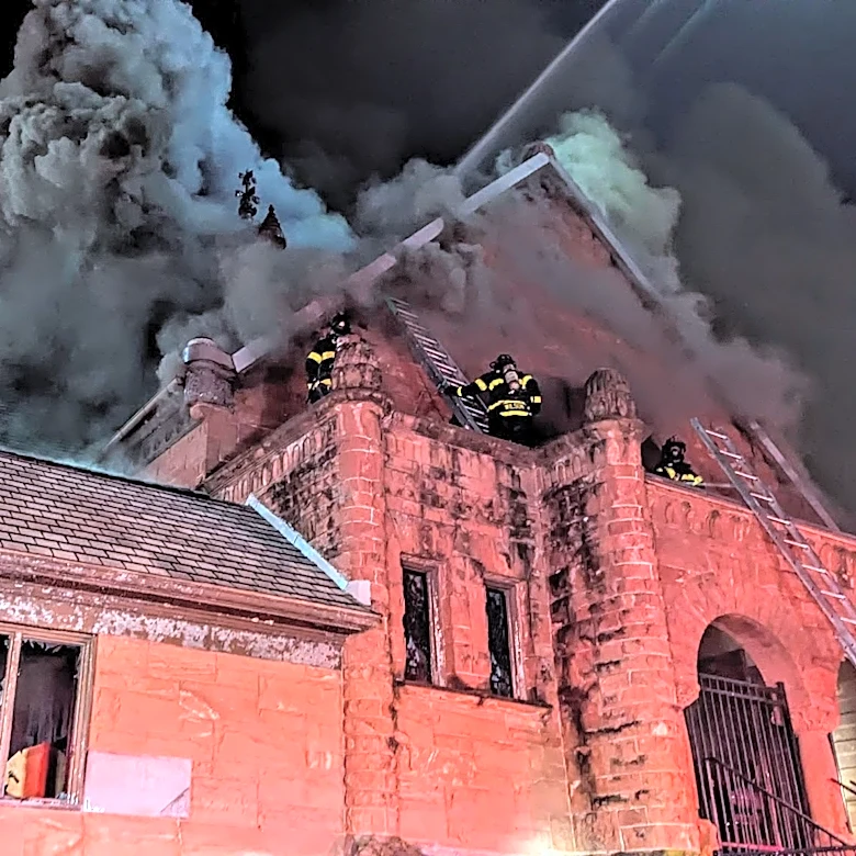 Historic Grand Rapids church burns. Firefighters battled through night
