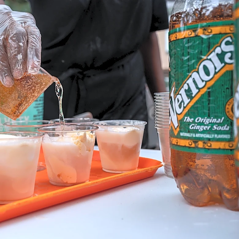 At this Detroit celebration for seniors, Boston Coolers made a splash